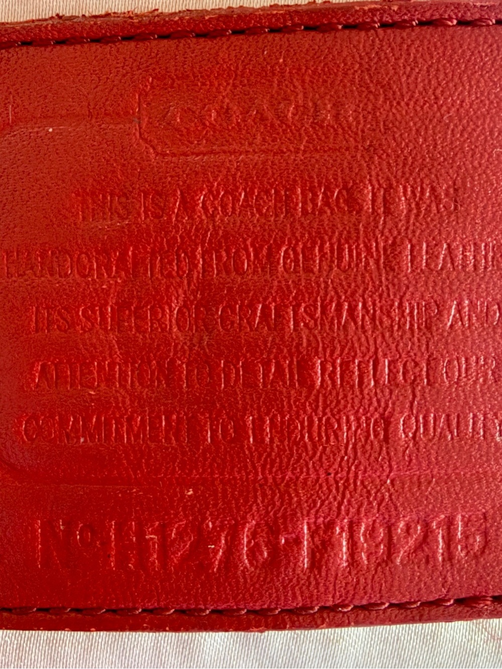 Coach KISSLOCK SignatureStitched Patent Leather  Bag - Picture 8 of 8